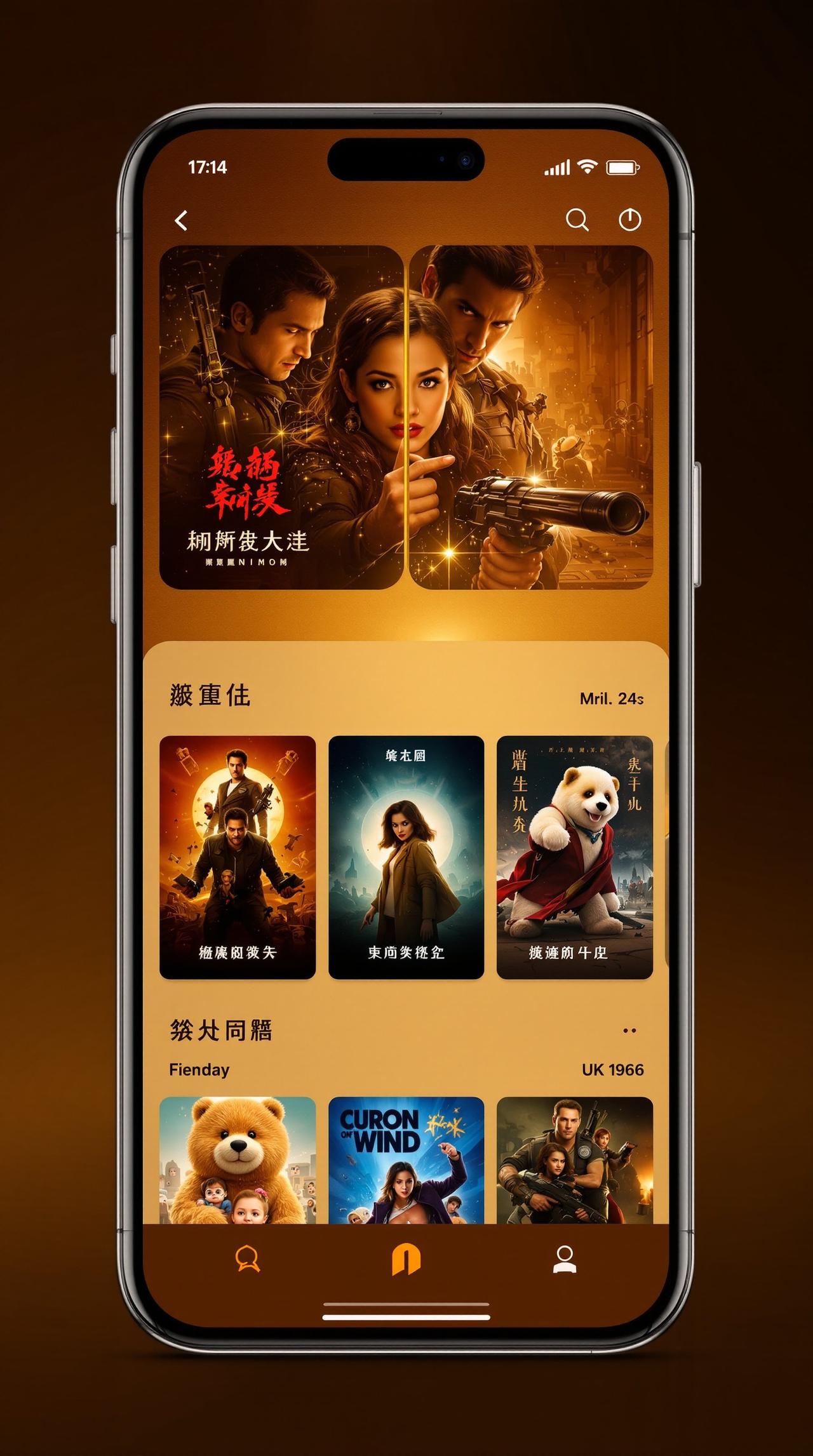 全民影视APP界面预览